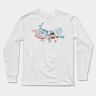 Hygge sloth Long Sleeve T-Shirt